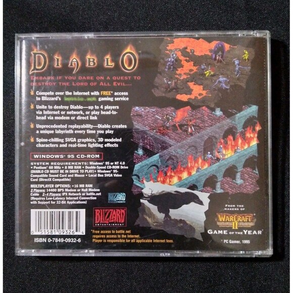 Diablo (PC) Blizzard Entertainment 1996 - Picture 4 of 4
